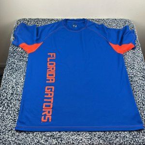 Columbia Florida Gators Shirt Mens Extra Large XL Blue Crew Neck Performance